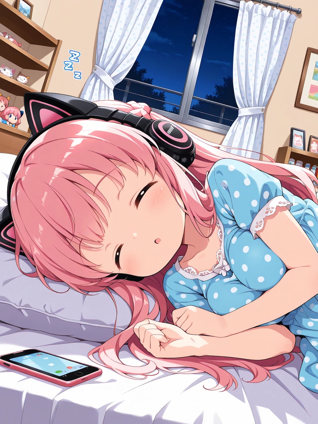 寝ながらヘッドフォン