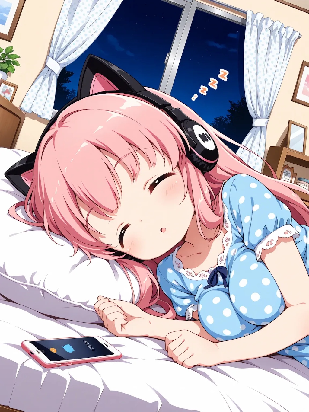 寝ながらヘッドフォン