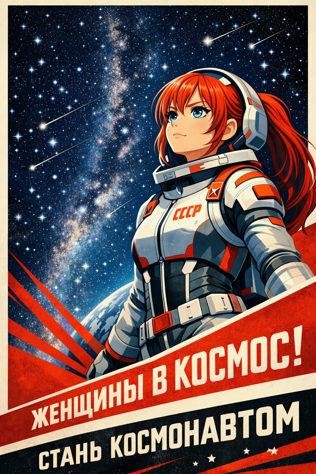 宇宙飛行士、夢みる少女…02