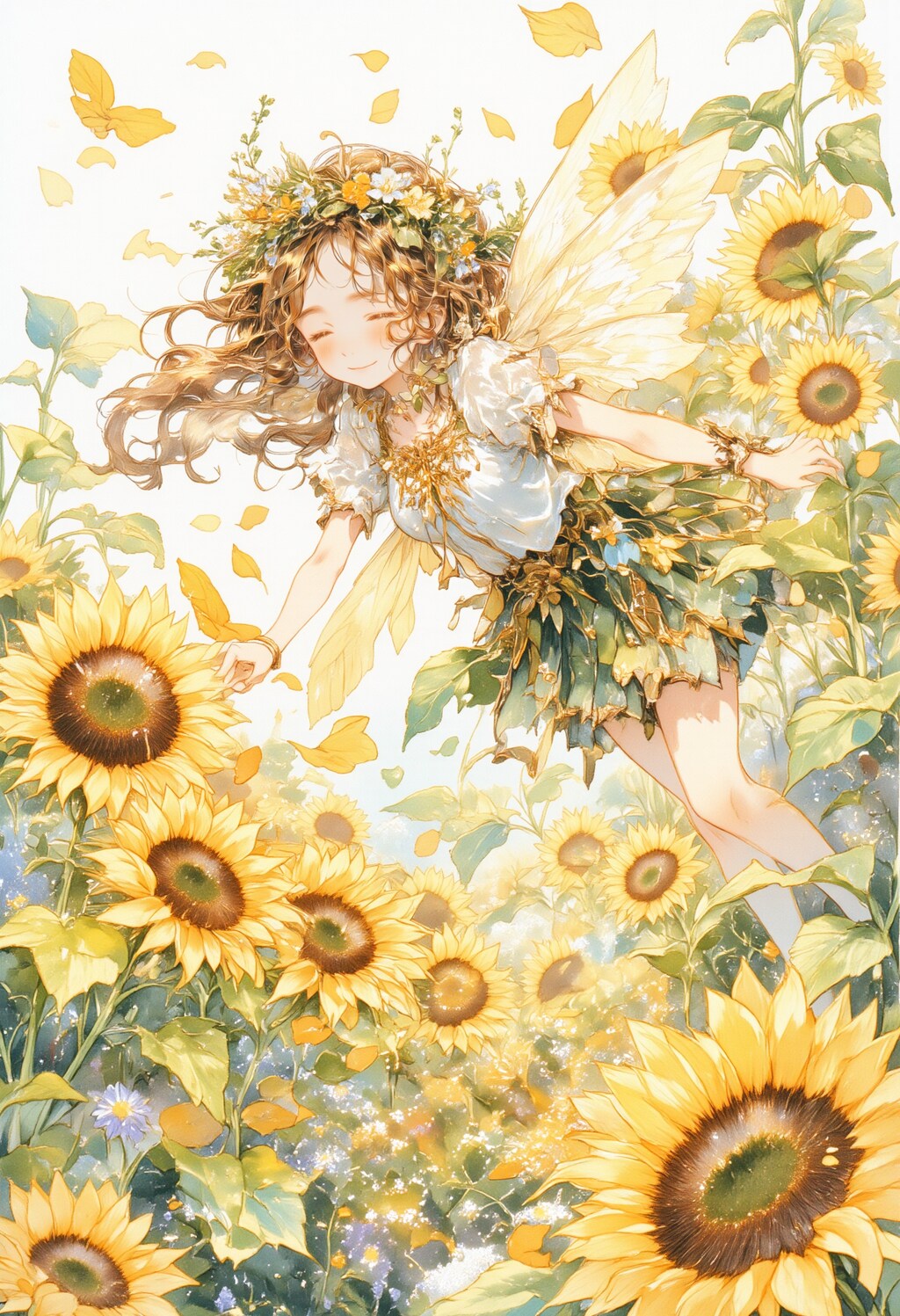 ひまわり畑の妖精 3