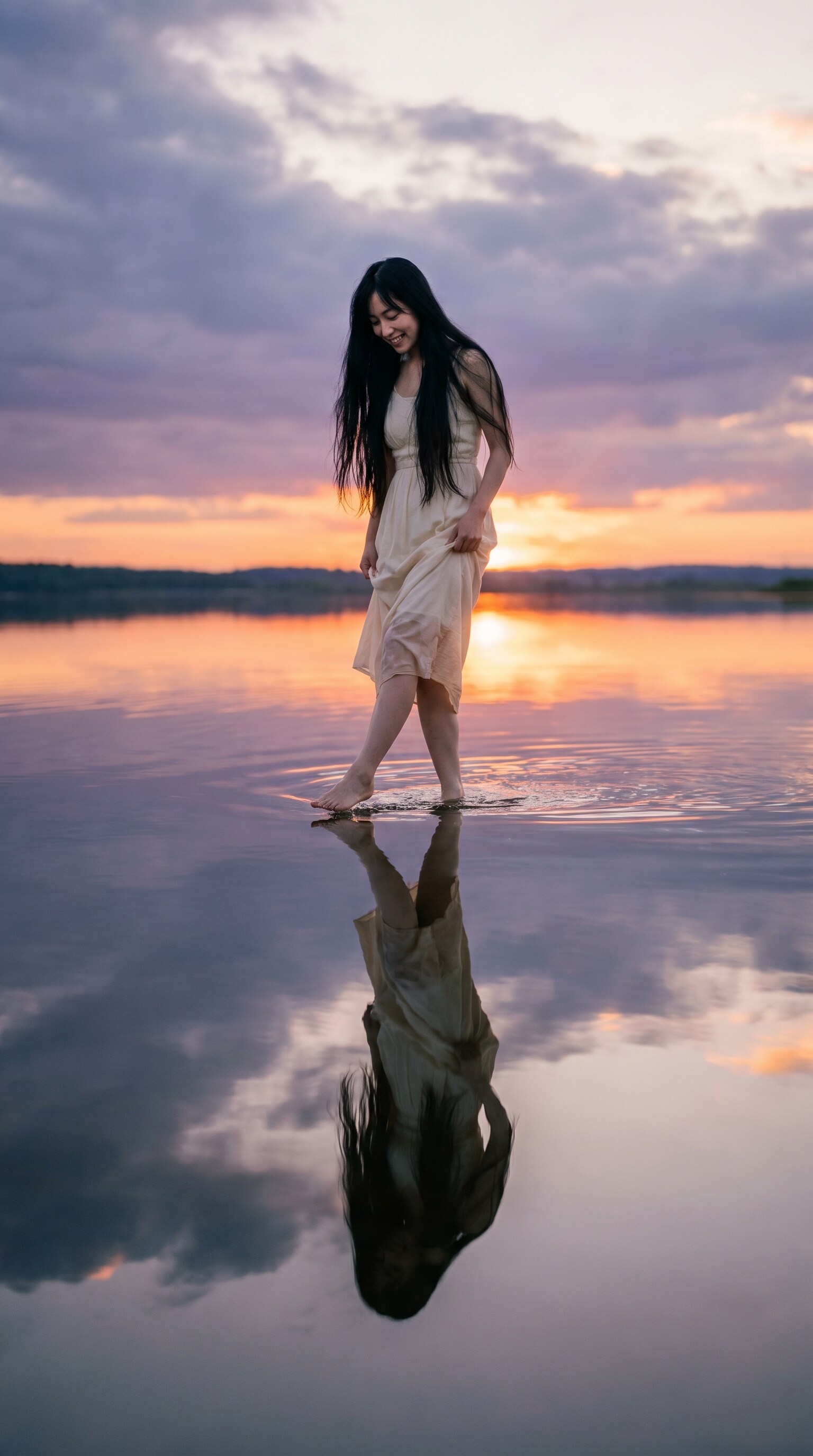 Walking on the Quiet Between Skies