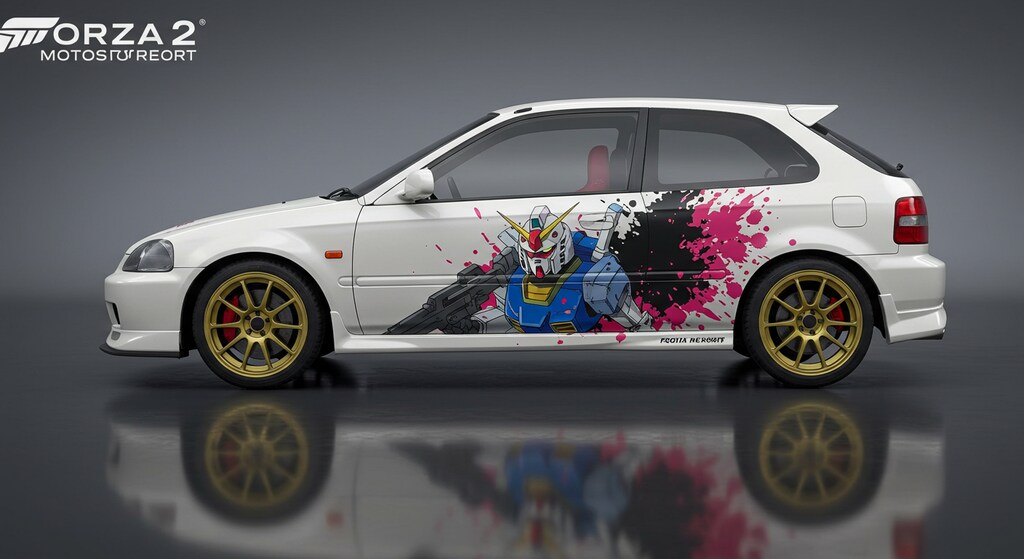 ガンダムシビック痛車