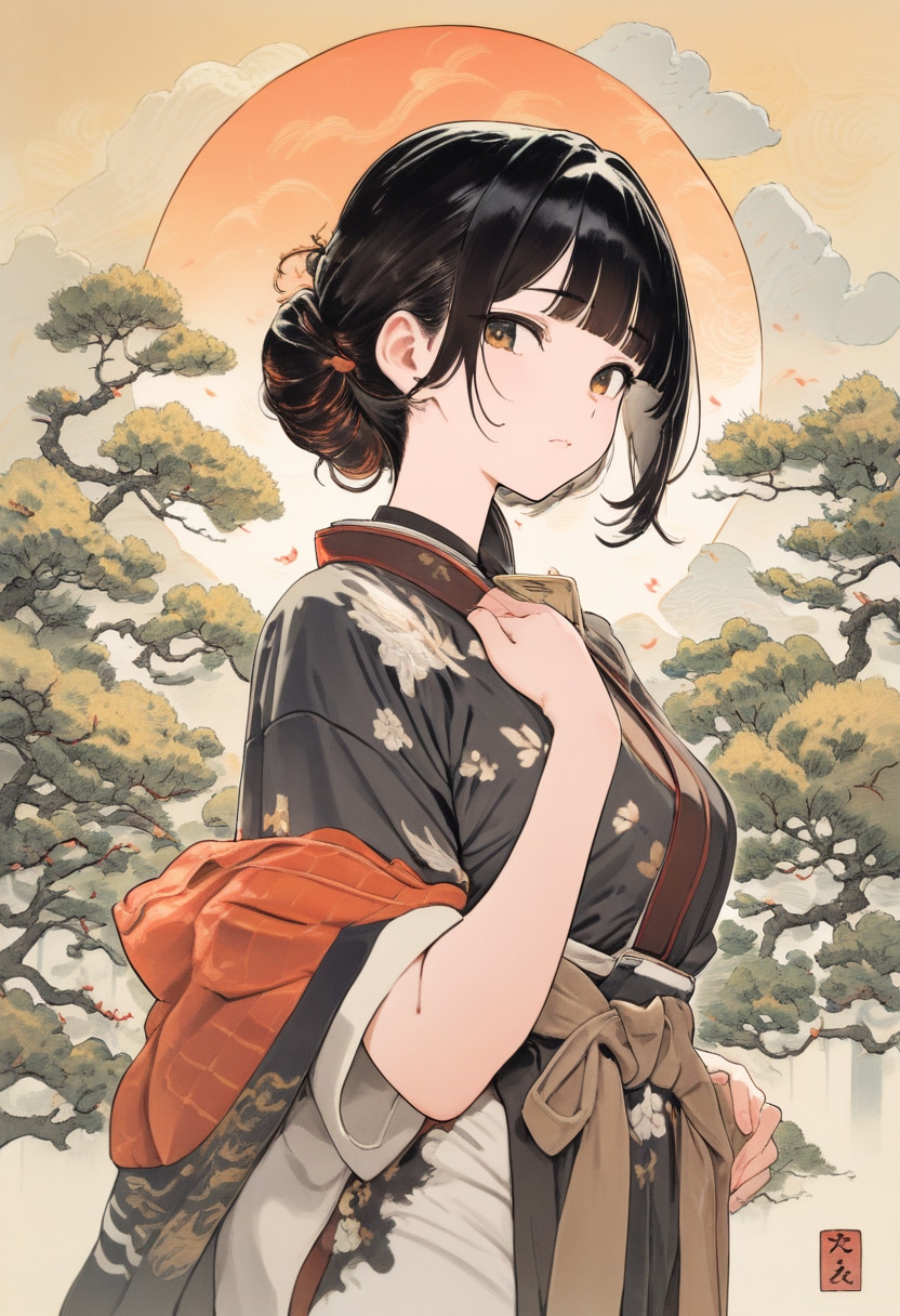 和服 | の人気AIイラスト・グラビア