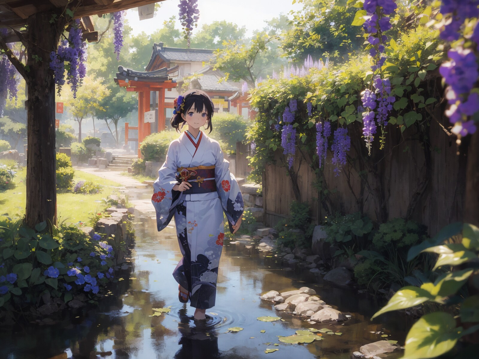 紫の縁