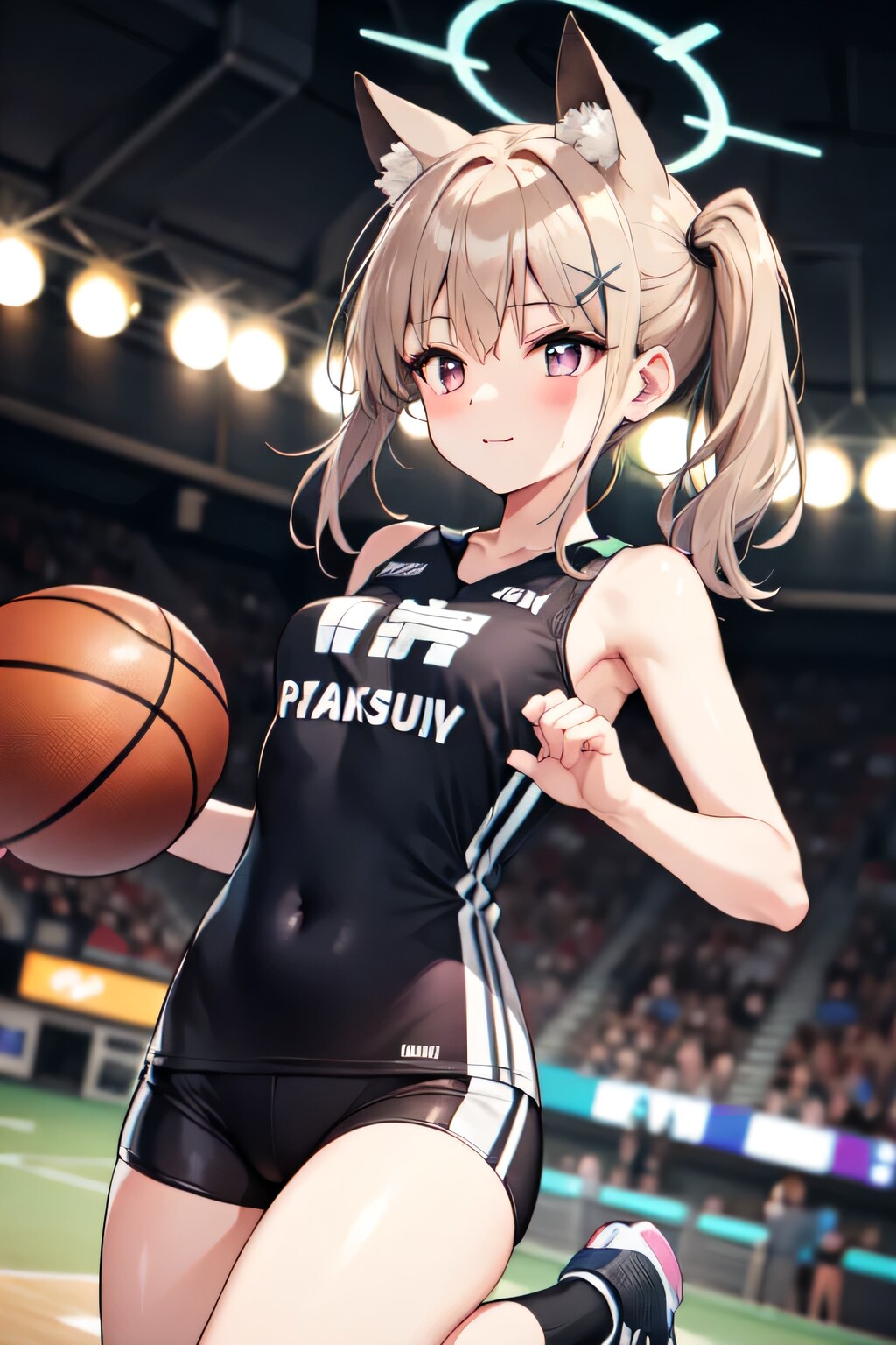 茶髪ツインテでユニフォームの少女 | の人気AIイラスト・グラビア