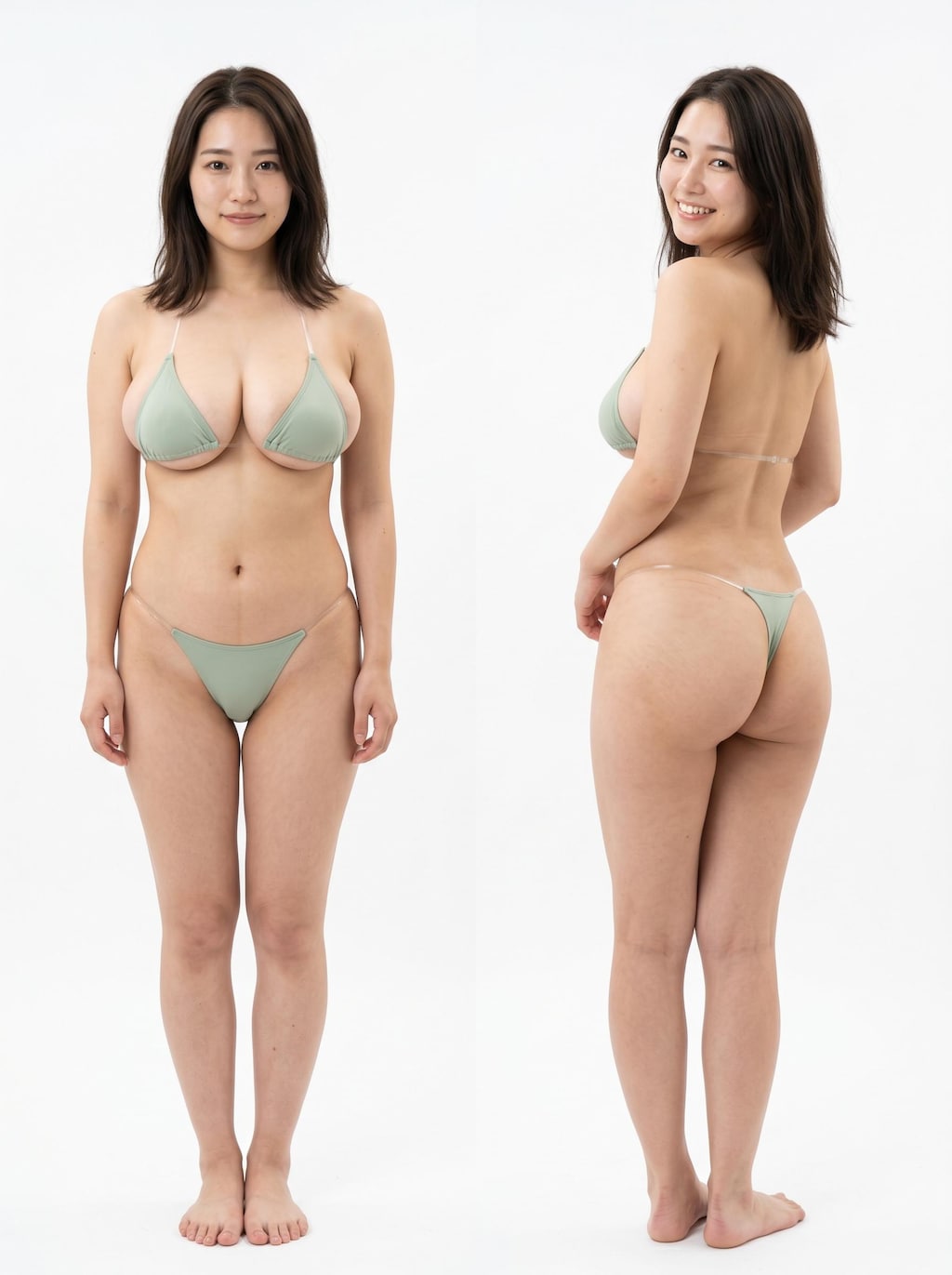 二面図ビキニ