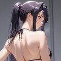 背中ポニテ尻らぶ　碧嶋水都 7枚目