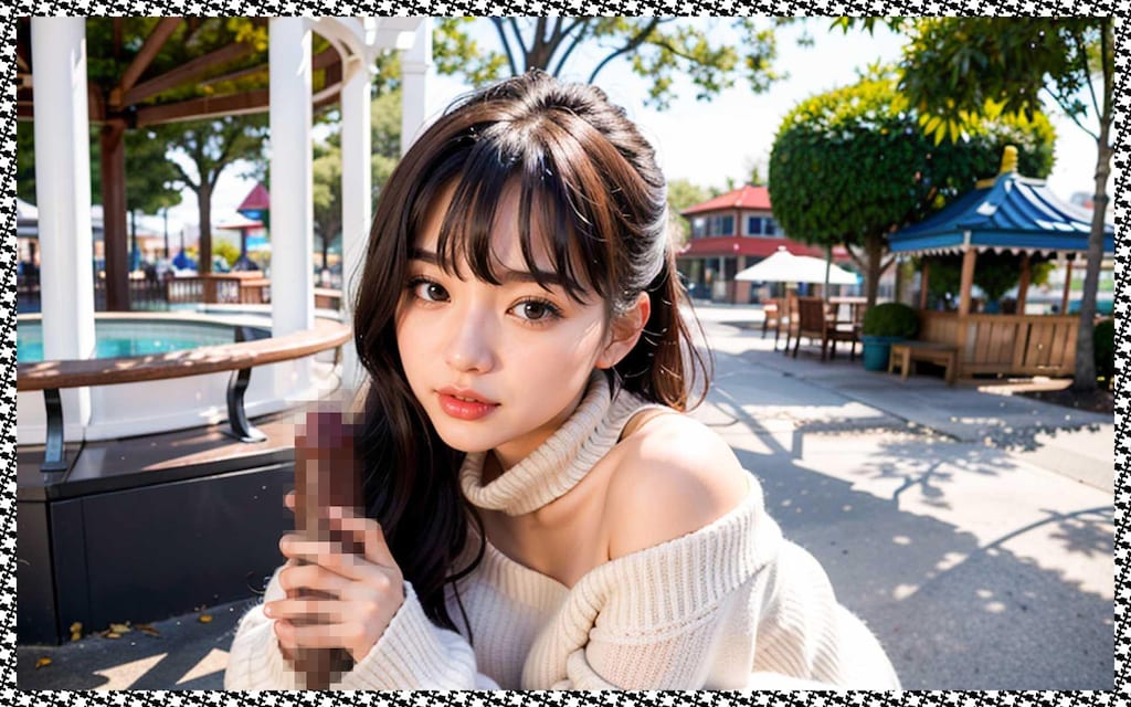 エロセーター手こき　 erotic sweater handjob