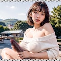 エロセーター手こき　 erotic sweater handjob 4枚目