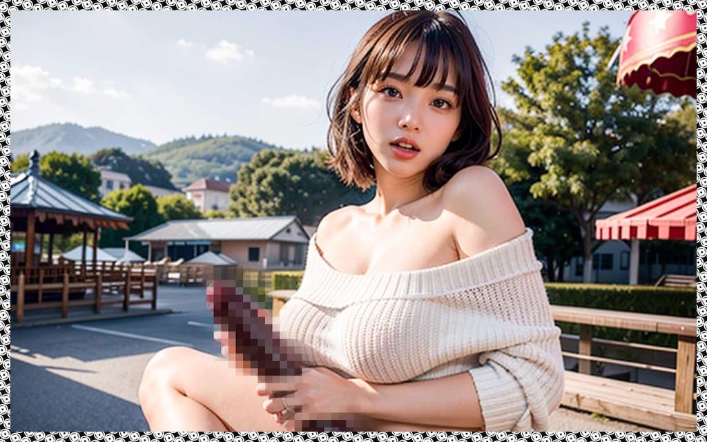エロセーター手こき　 erotic sweater handjob