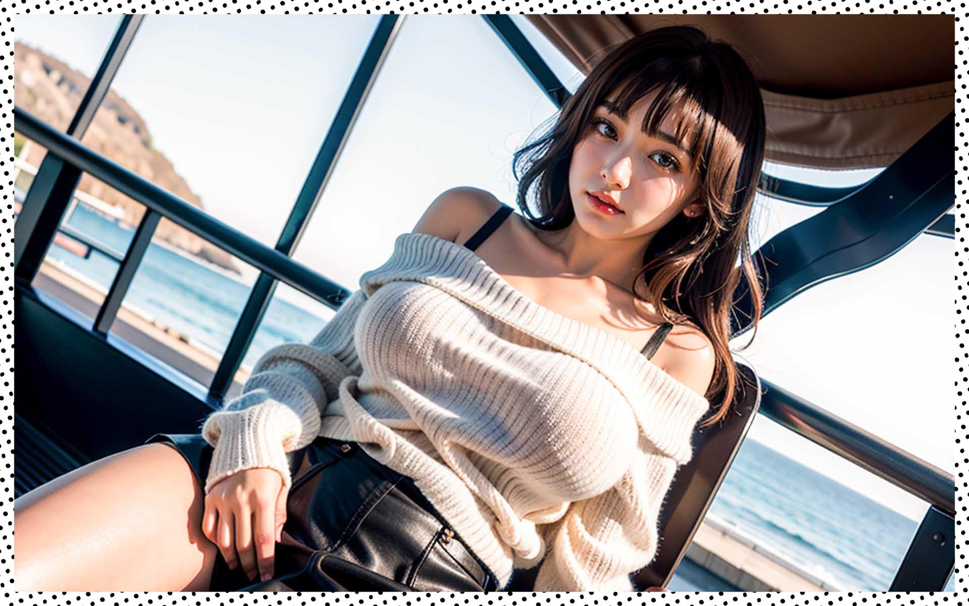 エロセーター手こき　 erotic sweater handjob