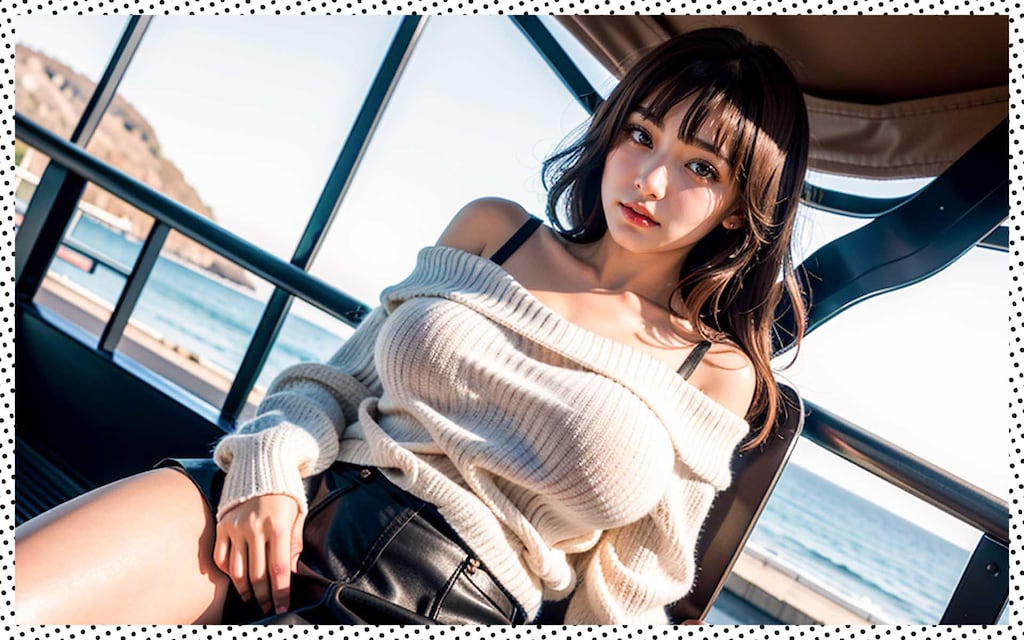 エロセーター手こき　 erotic sweater handjob