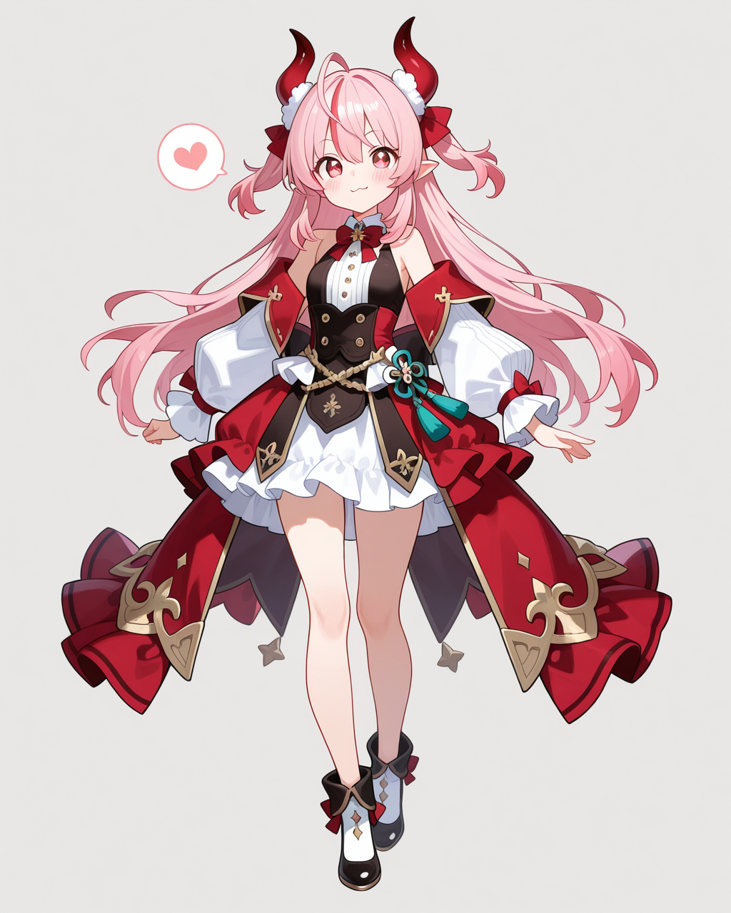 (*^-^*)、full body,で描かせてみた。