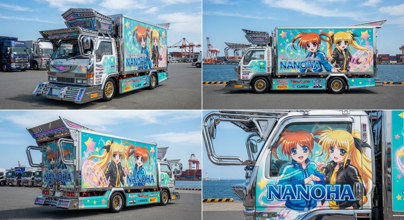 魔法少女リリカルなのは痛車デコトラ | の人気AIイラスト・グラビア