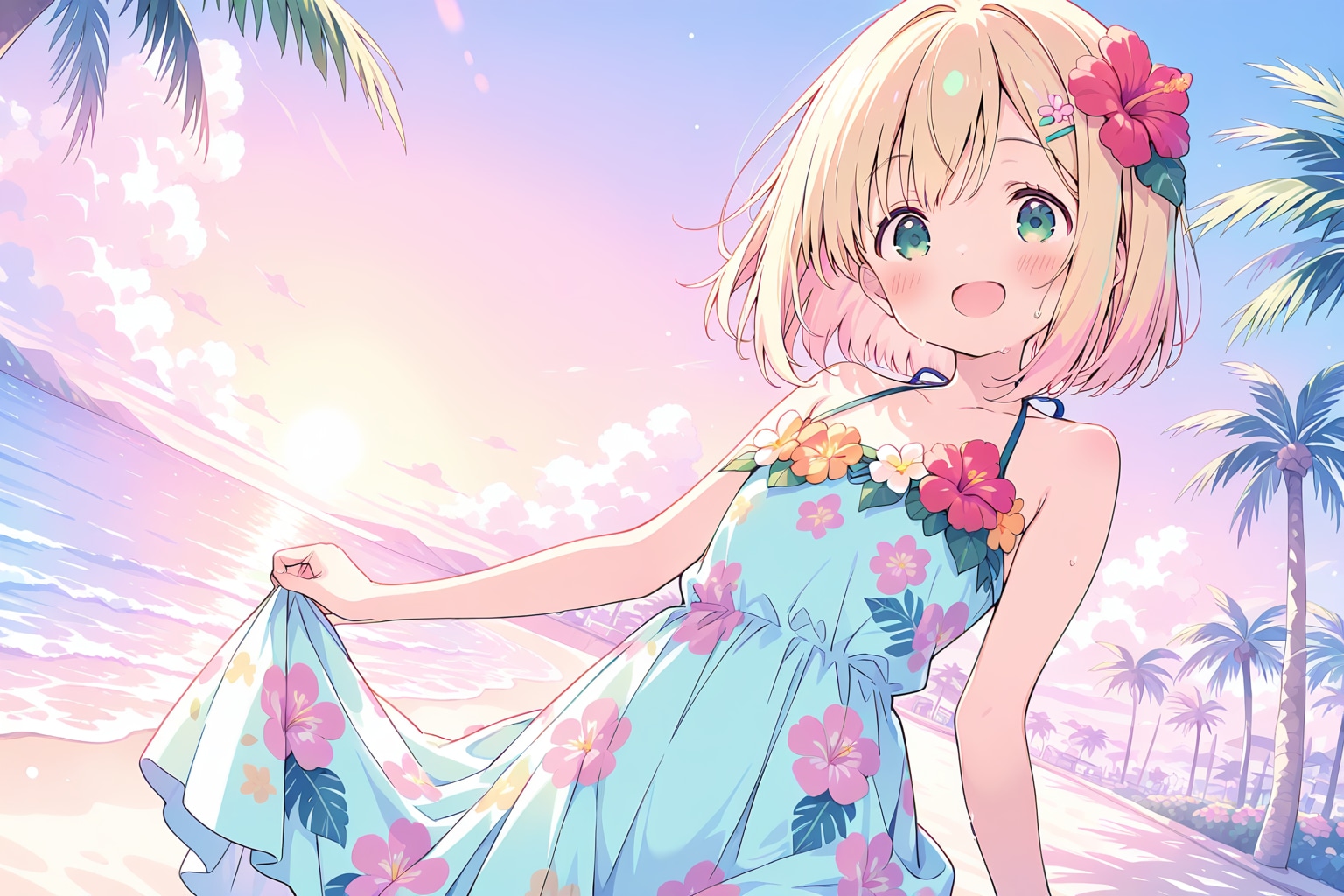 ムームー風衣装の千鶴ちゃん
