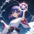 水の魔法を使う魔法少女 3枚目