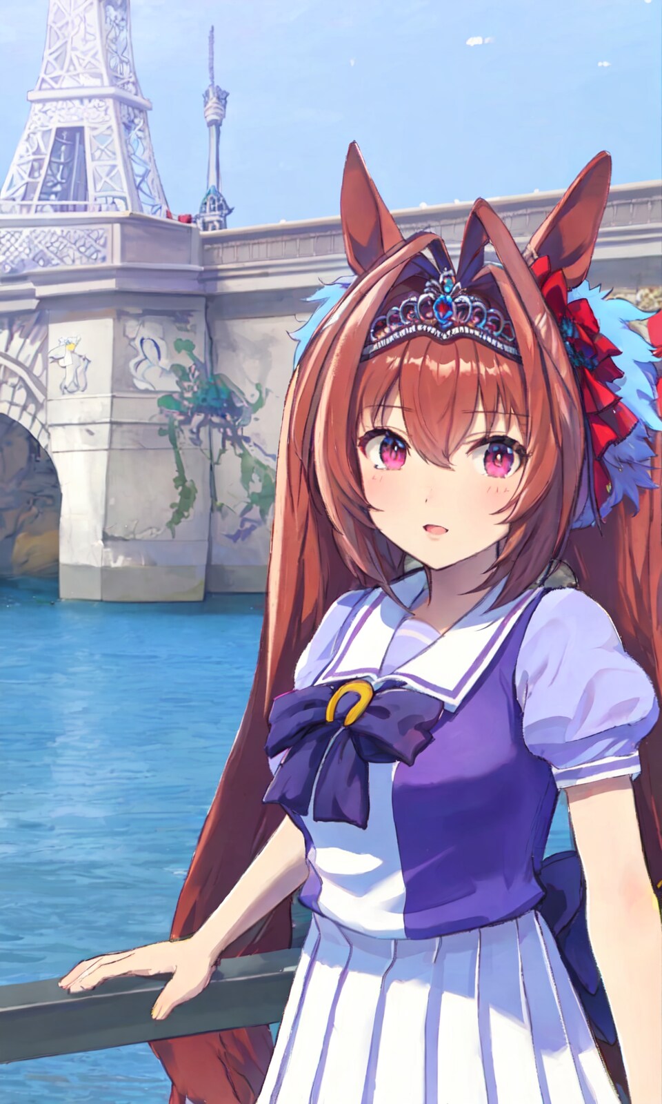 ダイワスカーレットとおさんぽ