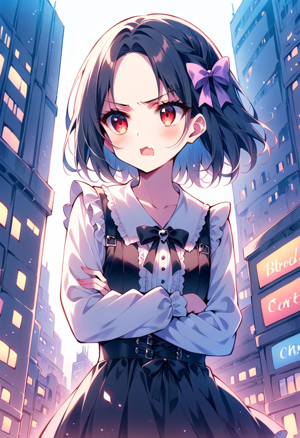 ツンの中にもデレのある表情