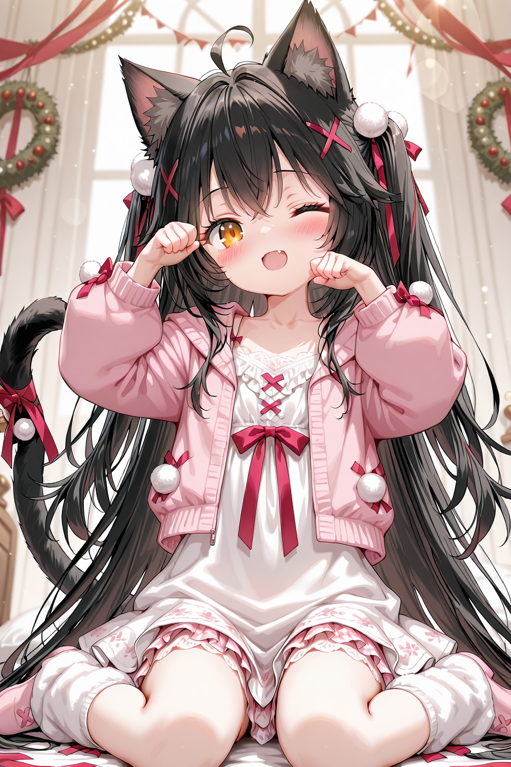 ネコミミウインク