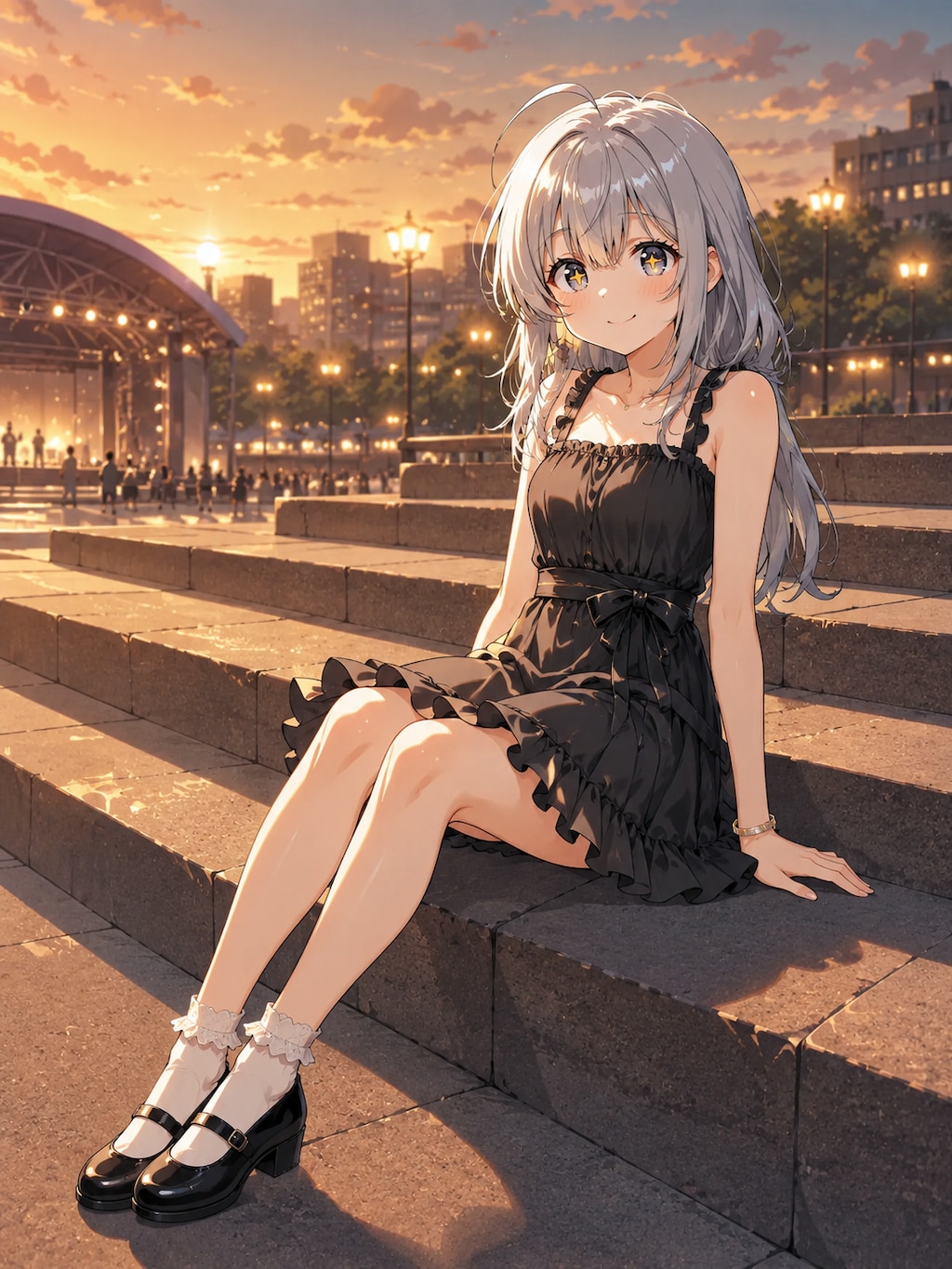 夕暮れのステージ