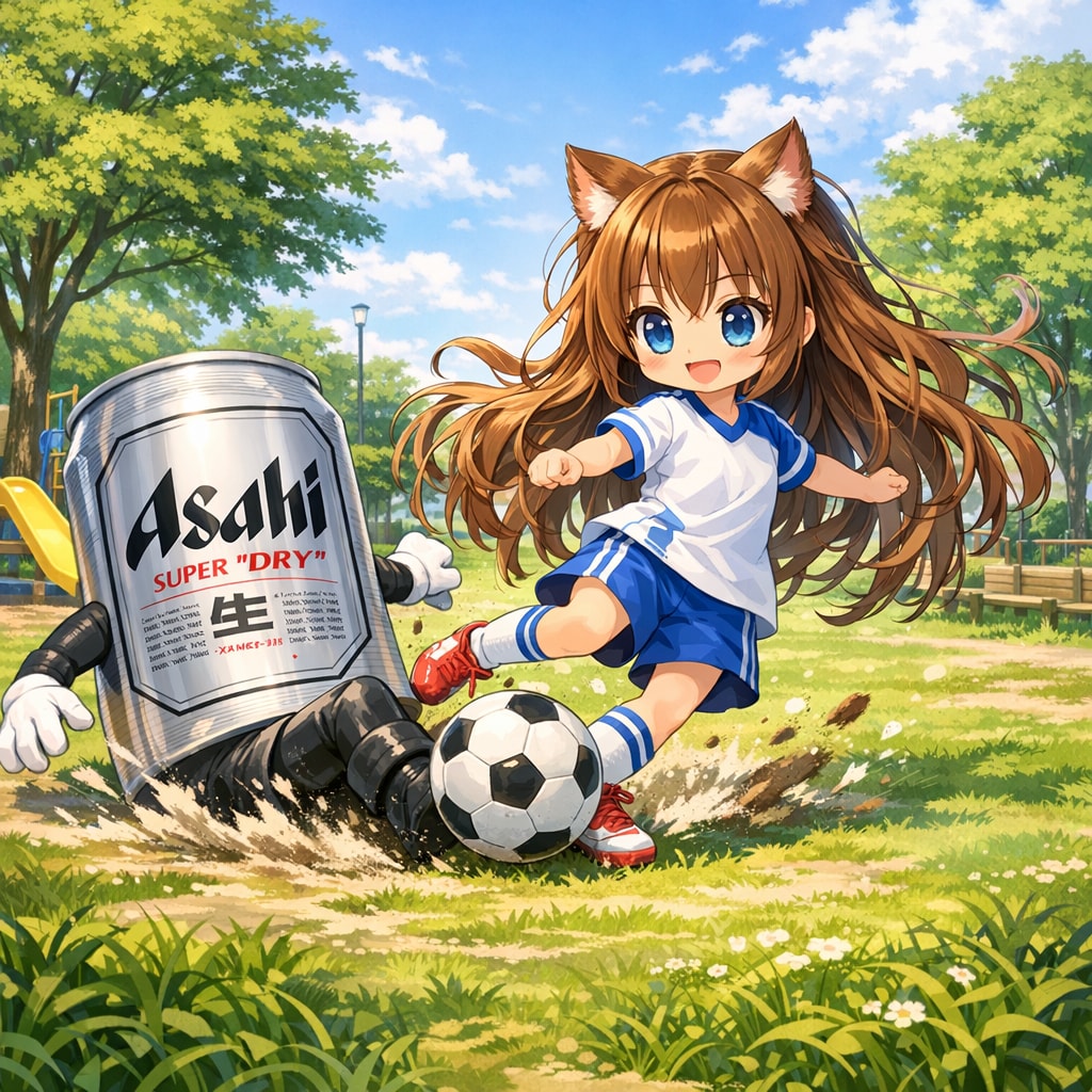 マルセイユルーレットをする小さな女の子