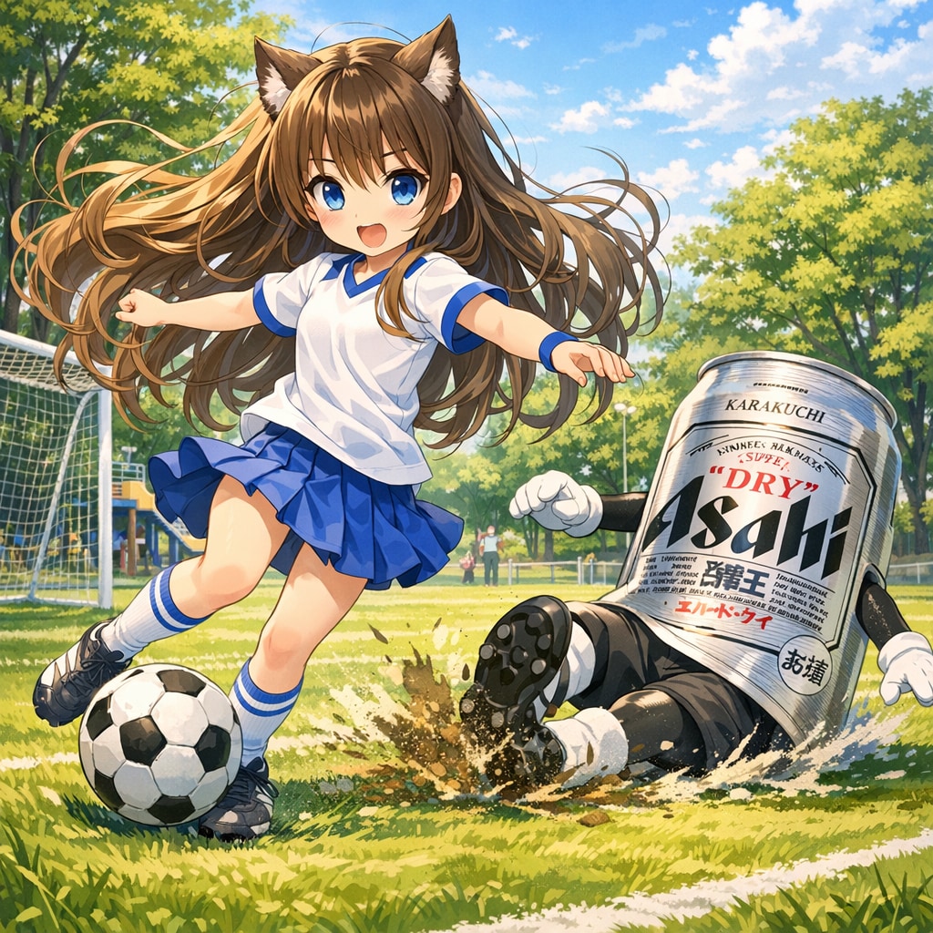 マルセイユルーレットをする小さな女の子