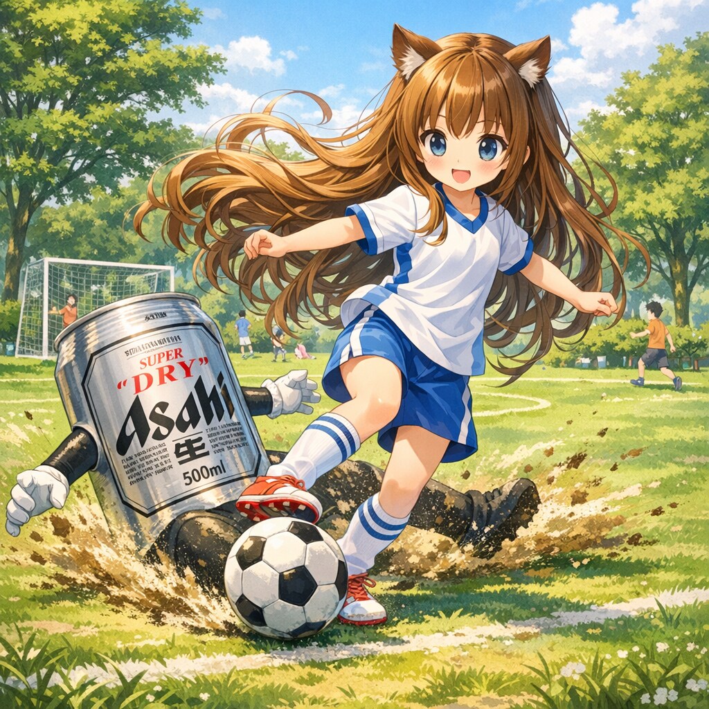 マルセイユルーレットをする小さな女の子