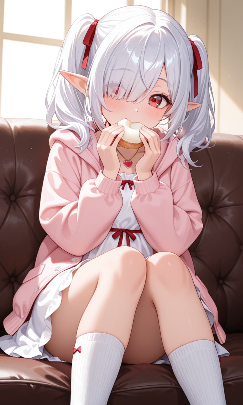 お昼のシロネさん