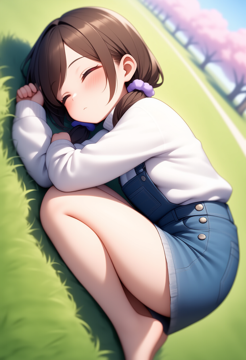 ぽっちゃり女子の春眠 | の人気AIイラスト・グラビア