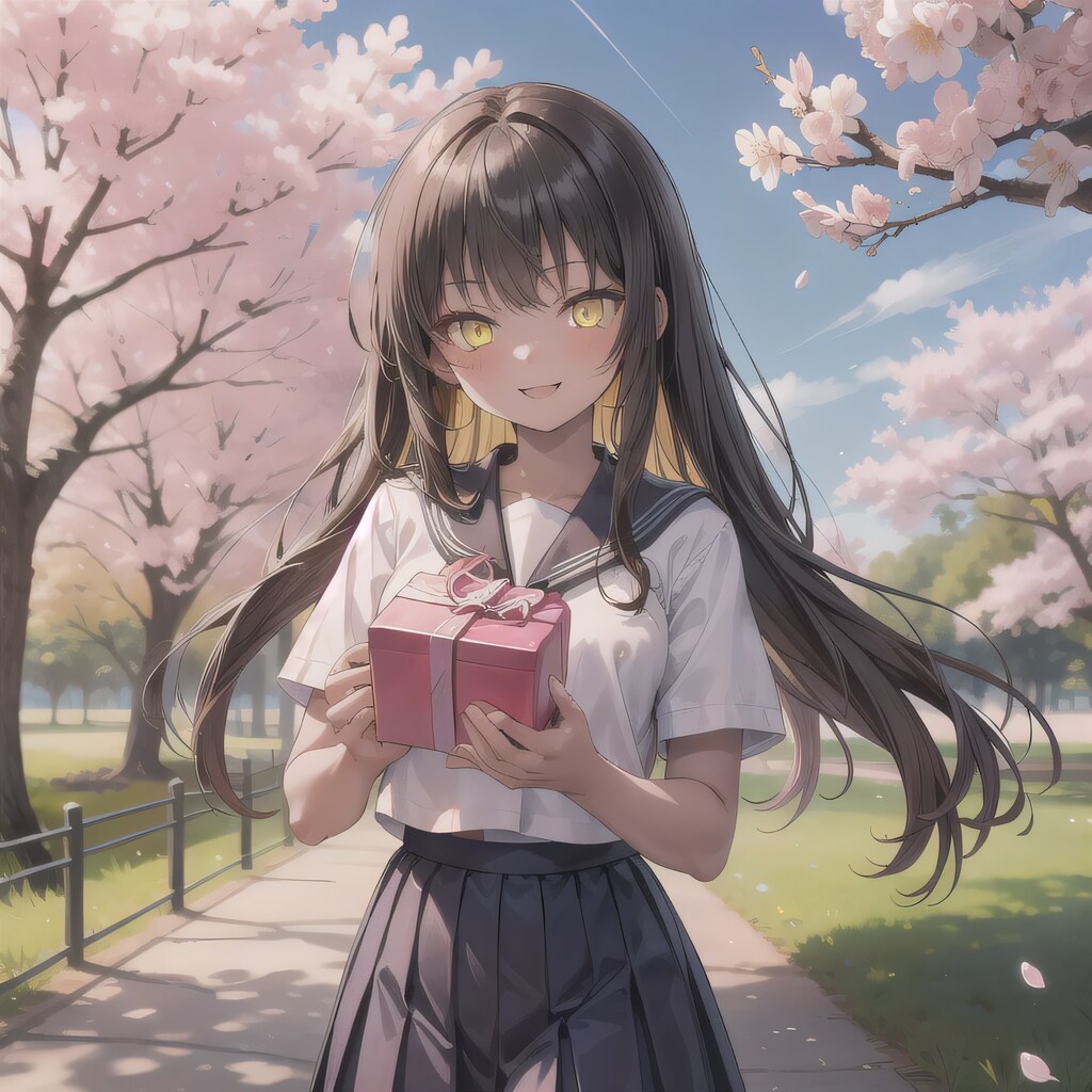 黒髪ロングでセーラー服の少女５３