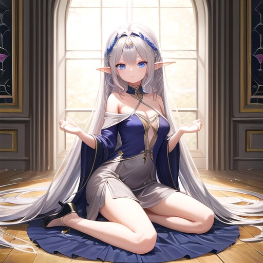 静寂のエルフ | の人気AIイラスト・グラビア