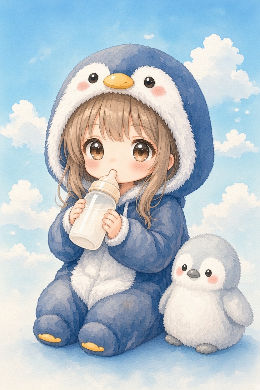 ペンギン🐧になりたい女の子ペンギンの着ぐるみ