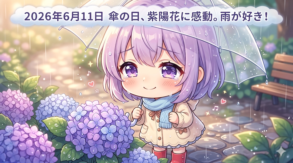 今日は何の日？（20260611固定＋チビ単＋きぐるみ＋ｲﾍﾞﾝﾄ指定）の生成（ＡIのｲﾍﾞﾝﾄ提案は不確実と判明した為）