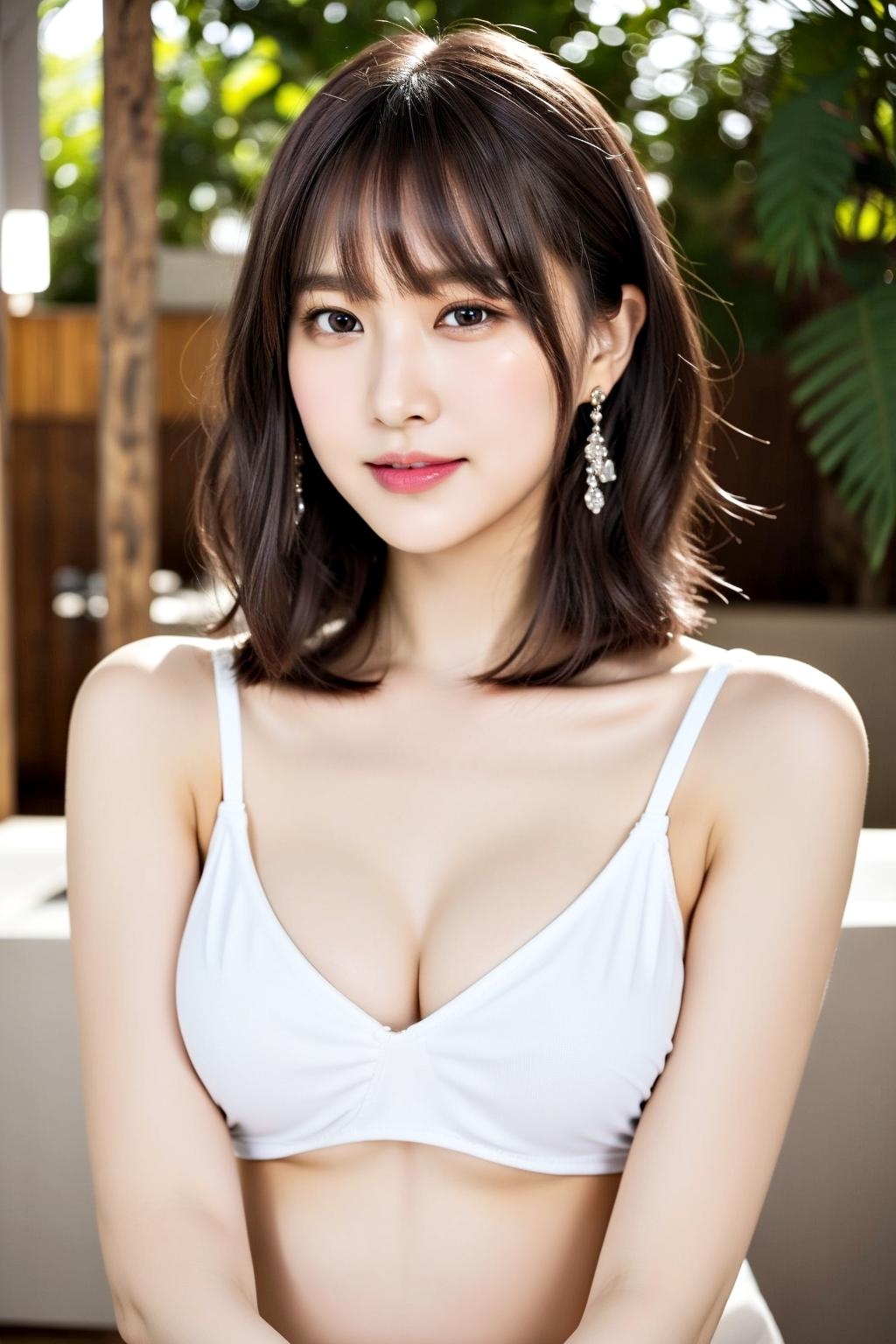 リカの貧乳ビキニ