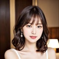 リカの貧乳ビキニ 2枚目