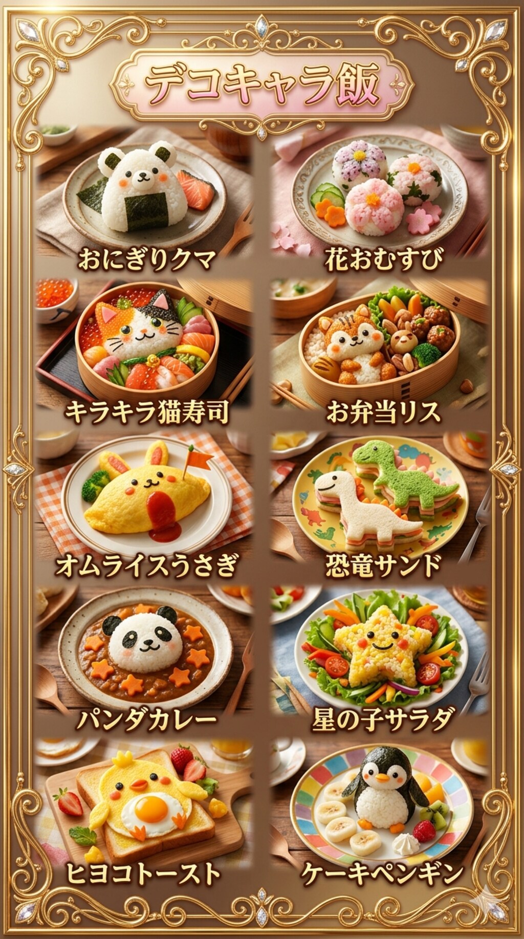 デコキャラ飯