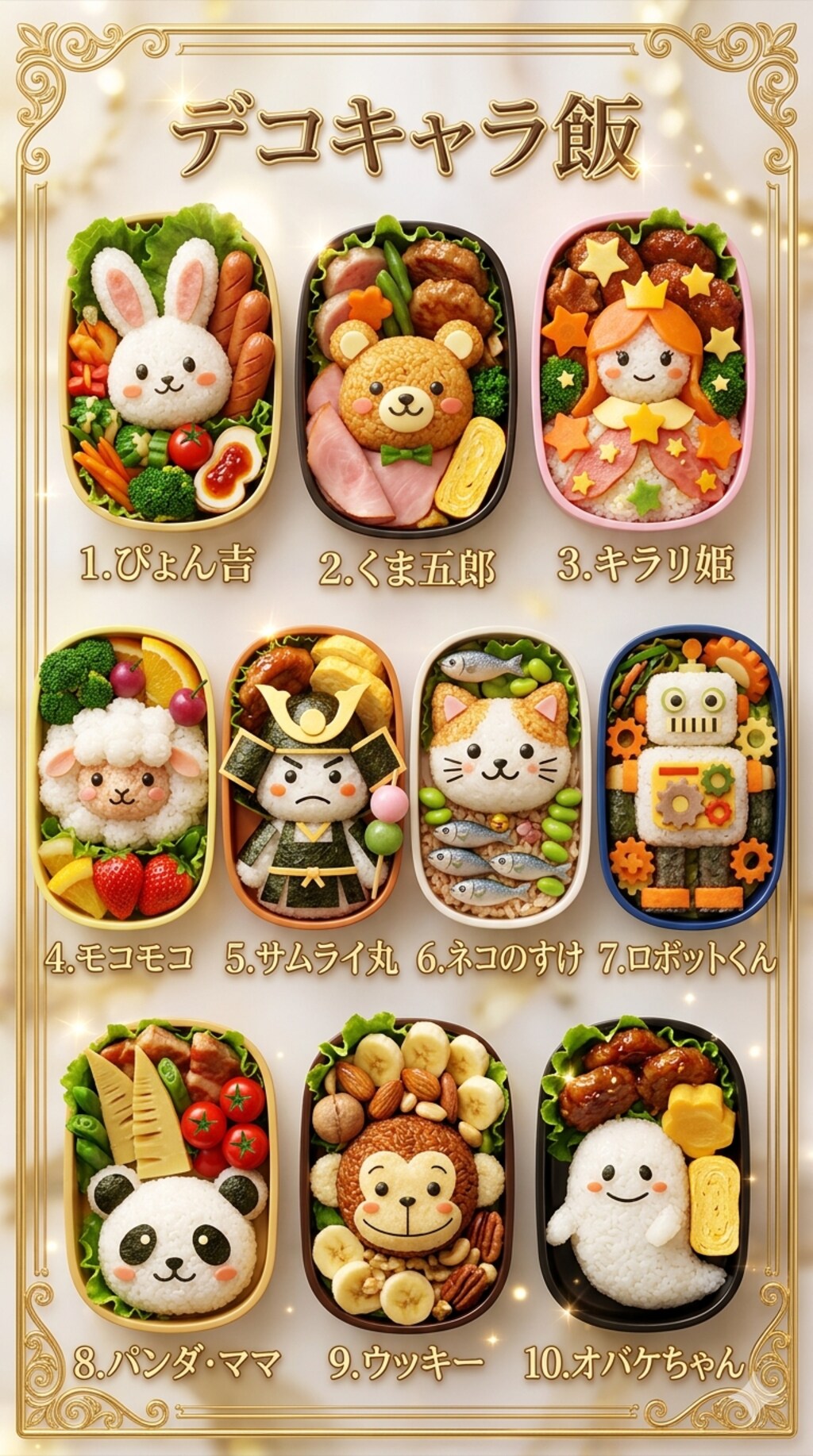 デコキャラ飯