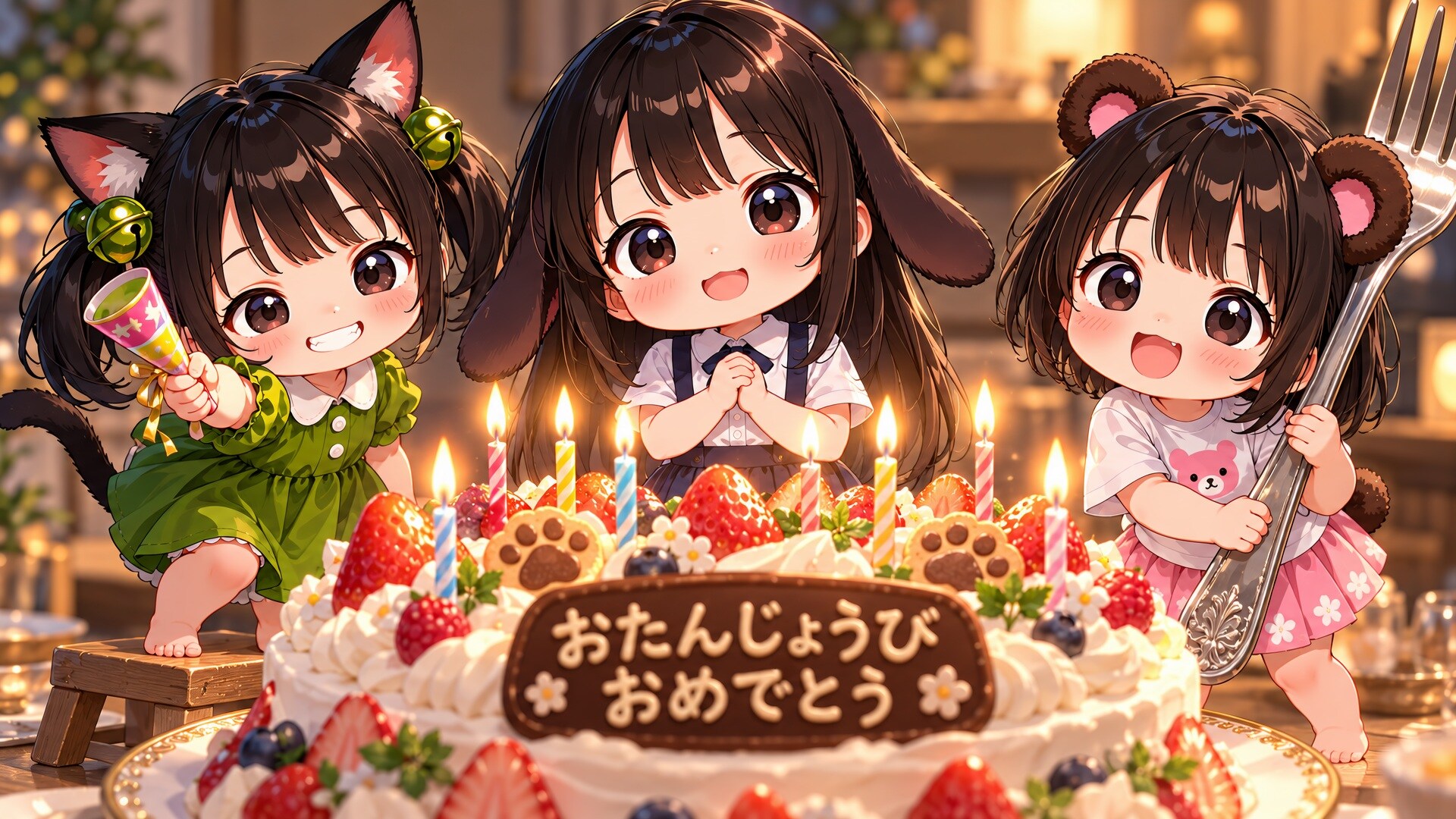 おたんじょうび、おめでとう！ | の人気AIイラスト・グラビア