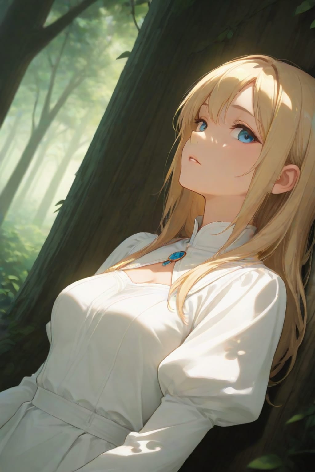 森の中の美女
