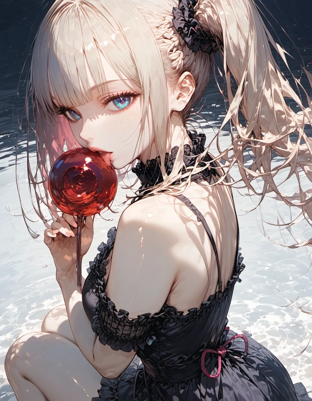 Cherry Glass Lollipop