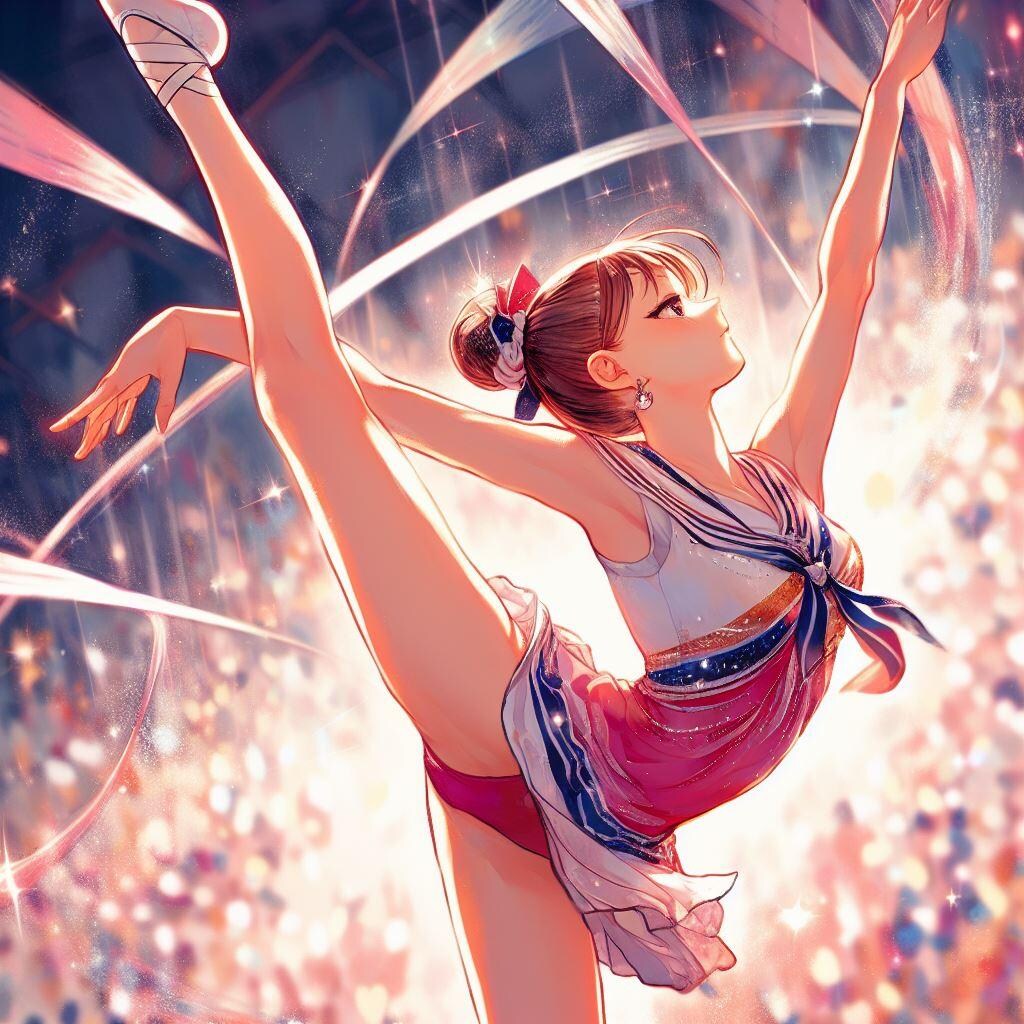 新体操女子1(ImageCreator)