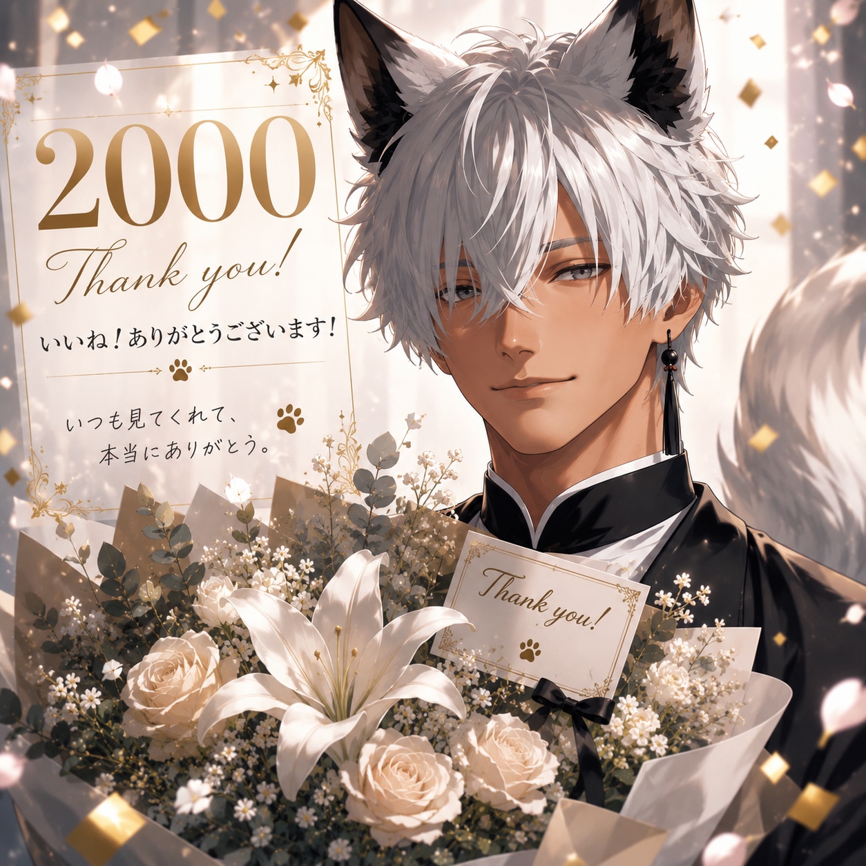 2000いいね、ありがとう