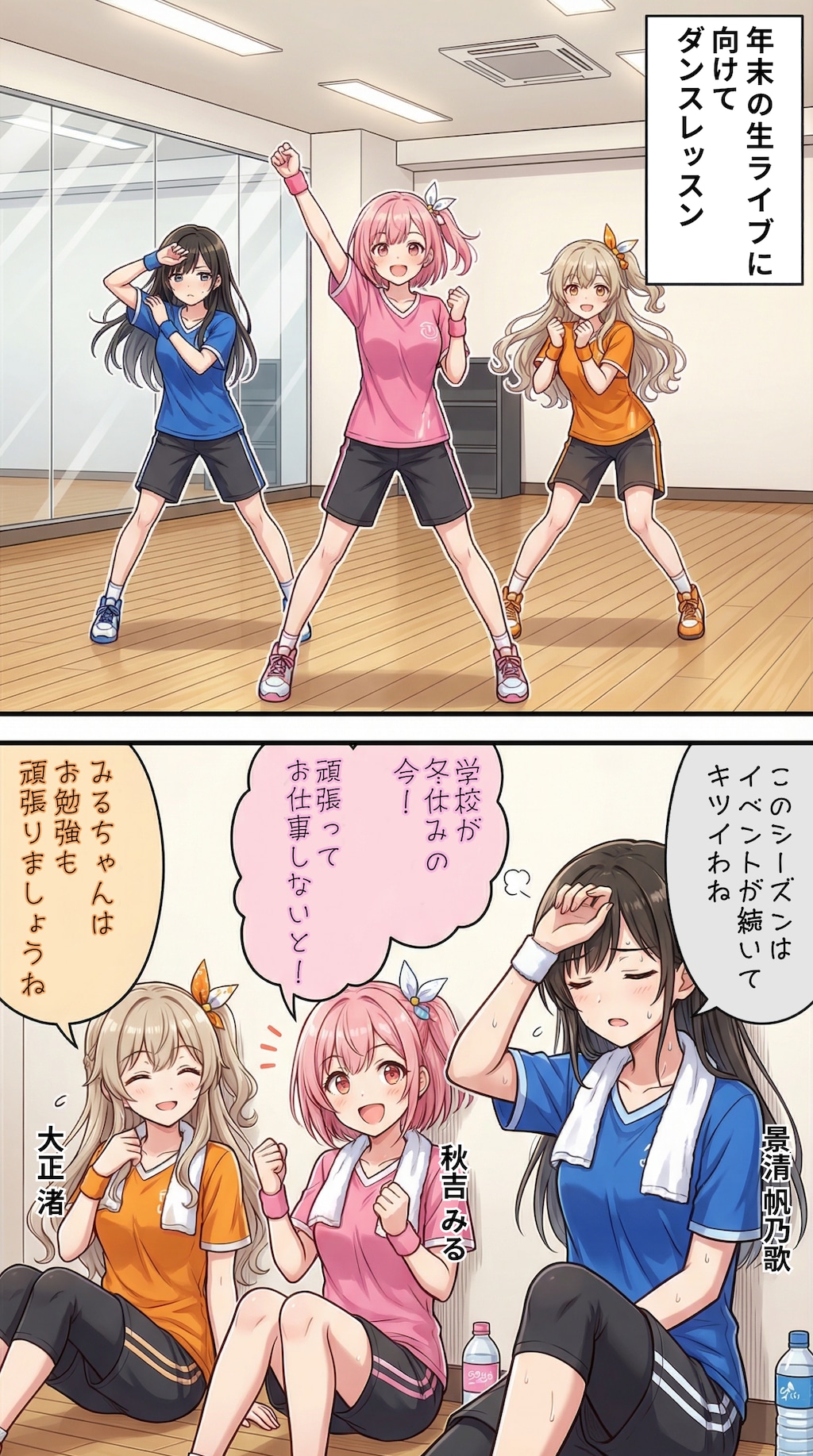 冬休みのアイドル