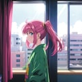 レトロアニメガール 2枚目