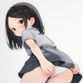 でこ出し少女の恥じらいパンチラ_260709 8枚目