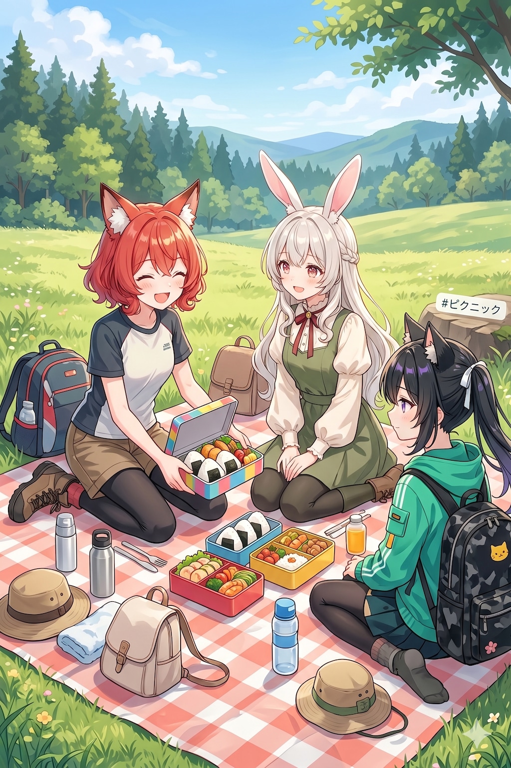 みんなでお弁当