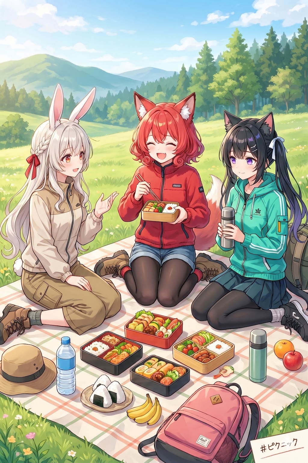 みんなでお弁当
