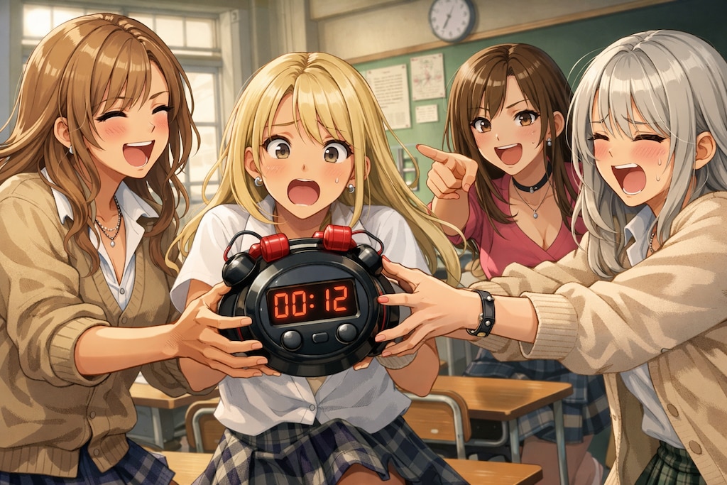 ギャル爆弾回しゲーム