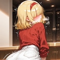 椅子に座る 3枚目