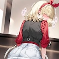 椅子に座る 2枚目